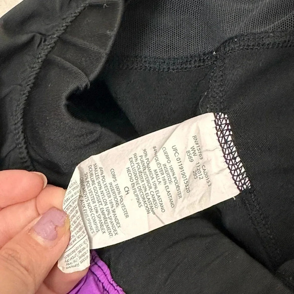 Champion performax Women Active Black/Purple Running shorts size S - Picture 4 of 9